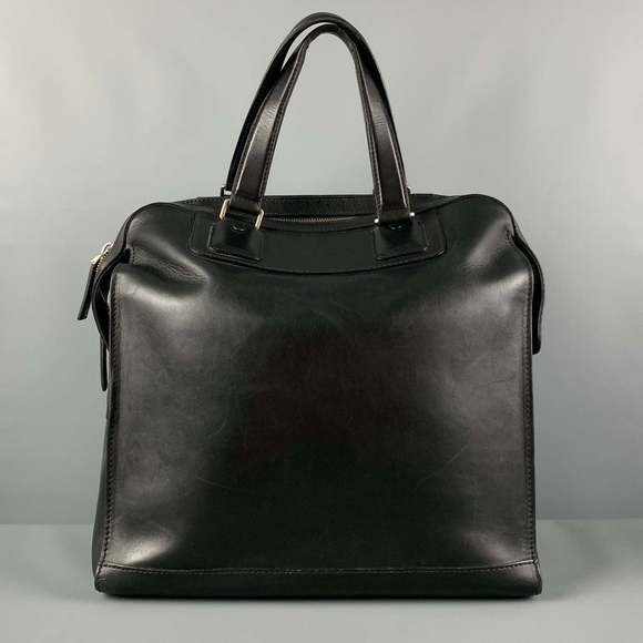 BALLY Black Leather Top Handles Tote Bag - Picture 5 of 11